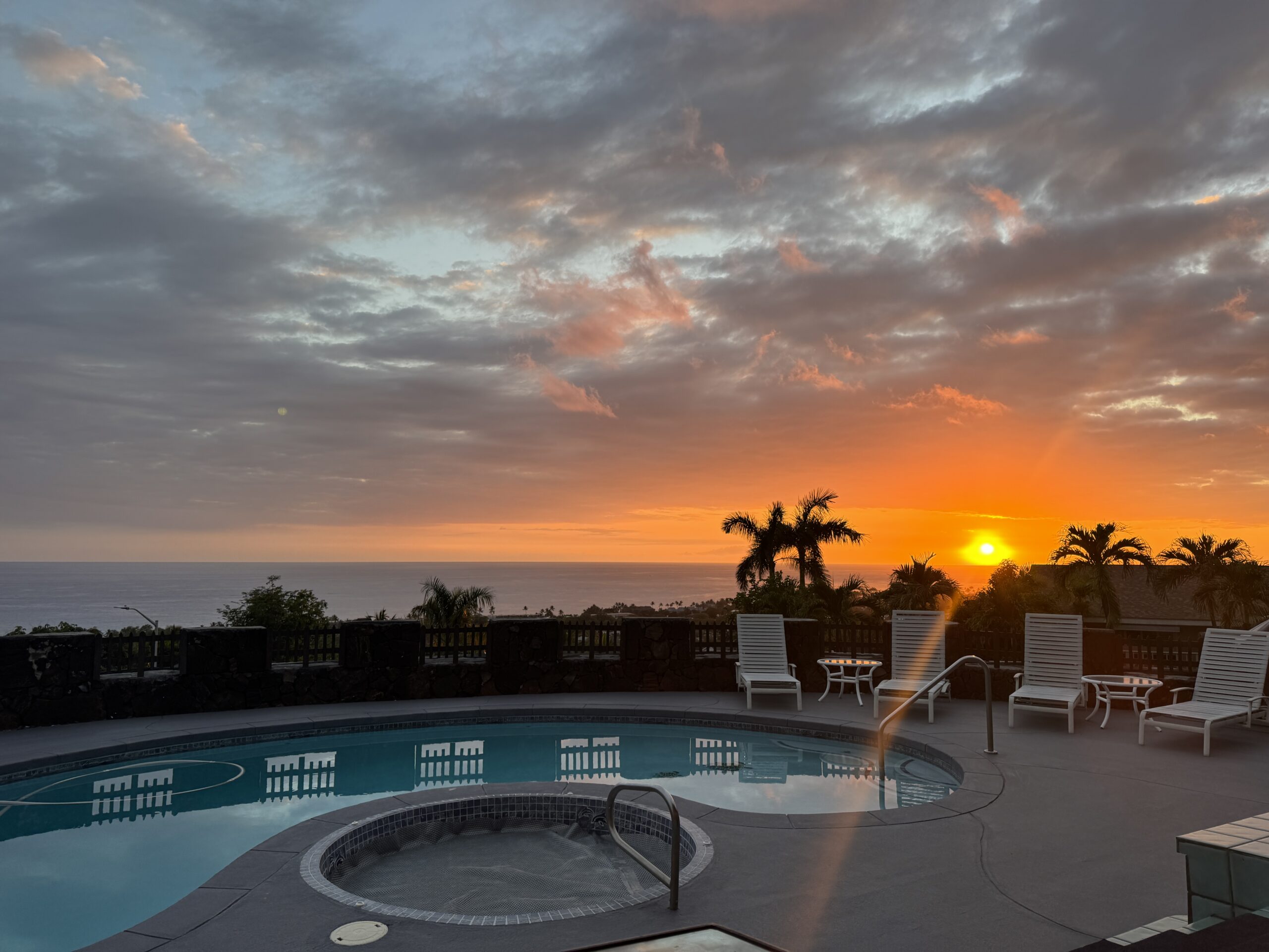 Sunset from the lanai!